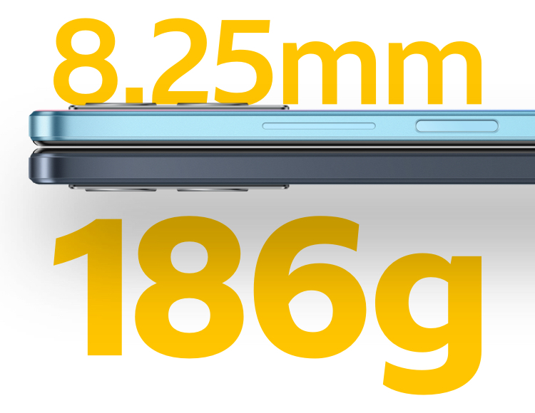 IQOO Z6 is thin and light weight.